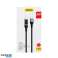Dudao USB-kabel Typ C Blixt Snabbladdning PD 20W Svart L7M bild 4