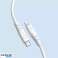 Dudao-kaapeli USB Type-C kaapeli Lightning 6A 65W PD valkoinen TGL3X kuva 2