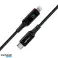 Acefast USB MFI кабель Type C Lightning 1 2 м 30 Вт 3А черный C6 01 Bl изображение 2