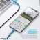 Baseus Cafule nailonkaapeli USB C Lightning PD 1m musta/harmaa kuva 2