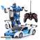 Transformo Remote Control Robot Car - Jouet transformable 2-en-1 durable photo 2