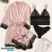 Pearlina 4 pièces ensemble de pyjamas et sous-vêtements photo 1