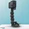Statīva stiprinājums, elastīga strēle ar piesūcekni GoPro darbības kamerām attēls 6