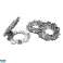 Accessoires pour cheveux - 50 pièces emballées pinces à cheveux fleurs argentées photo 4