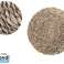 Round natural wicker trivet available in various sizes image 1