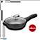 Royalty Line RL BDF24 M: 24cm Casserole de cuisson revêtue de marbre w / Couvercle en verre photo 2