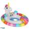 Baby swimming ring, inflatable ring for children with unicorn seat, max 23kg, 3-4 years old INTEX 59570 image 2