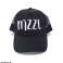 Casquettes de baseball noires avec impression texte MZZL et fermeture arrière velcro photo 1