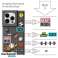 Pinit Dynamic Sports Pin Case Kit para iPhone 14 Plus 6.7 "negro / b fotografía 2