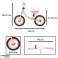 Trike Fix Balance Ποδήλατο Ισορροπίας Γκρι Ροζ εικόνα 1