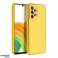 LEATHER Case Leather for SAMSUNG Galaxy A33 5G yellow image 1