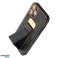 Husă din piele Kickstand pentru SAMSUNG Galaxy A53 negru fotografia 3