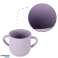 Silikonové nádobí pro miminka Krab Sada 9 kusů fialová fotka 2