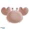 Silicone Tableware for Babies Crab Set of 9 Pieces Pink image 4