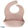 Силиконовая посуда для младенцев Краб Набор из 9 штук Розовый изображение 6