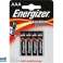 Batteri Energizer Batteri LR3 AAA alkalisk effekt 4stk. billede 2