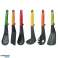Cheffinger CF UT01: Ensemble d’ustensiles 6 pièces avec support rotatif coloré photo 3