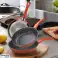 Cheffinger CF FA03: 3 piezas de sartén recubierta de mármol Set Green fotografía 2
