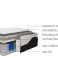 BDeus mattress 140x200 pocket spring mattresses XXL original box image 4