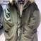 Moška jesenska zimska jakna Parka 8115 dolga z notranjim krznom in kapuco fotografija 1