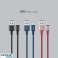 Câble de données de charge USB-A vers MicroUSB ELOOP S9C 1 m photo 3