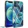 Etui ochronne plecki Marble do iPhone 12 mini Blue zdjęcie 3