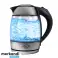 BOUILLOIRE VERRE 1,8L 2200W RÉTRO-ÉCLAIRAGE LED AD 1246 photo 1