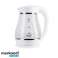 BOUILLOIRE ÉLECTRIQUE LED VERRE 1,7L 2200W AD 1274 Blanc photo 1