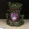 Crystal Green Man LED Reflux Incense Burner image 1