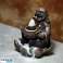 Peace of the East Wood Effect Lucky Buddha Reflux Incense Burner fotografía 1