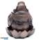 Peace of the East Wood Effect Lucky Buddha Reflux Incense Burner fotografía 3