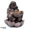 Peace of the East Wood Effect Lucky Buddha Reflux Incense Burner fotografía 4