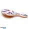 Nectar Meadows Flower Bee Hairbrush made of 100 bamboo per piece image 1
