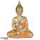 Gouden en Oranje Thaise Boeddha Meditatie foto 1