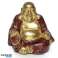 Mini Happy Glittering Chinese Laughing Buddha 6cm per bucata fotografia 1