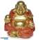 Mini Happy Glittering Chinese Laughing Buddha 6cm ανά τεμάχιο εικόνα 2
