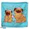 Mops o Pug Dog Toalha de viagem comprimida toalha por peça foto 4