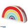 Rainbow Rainbow Compressed Travel Towel Washandje per stuk foto 1