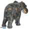 Geometric Black and Gold MediumThai Elephant Figurine image 3