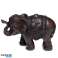 Peace of the East Brushed Wood Effect Elephant Figurine Piece image 2