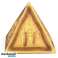 Ιερογλυφική διακοσμημένη πυραμίδα ανά τεμάχιο εικόνα 1
