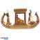 Χρυσή αιγυπτιακή σκεπαστή βάρκα εικόνα 3