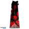 Skulls & Roses Skull Red Roses Gift Bag M per piece image 2