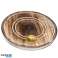 Mango wood incense burner with the flower of life per piece image 3