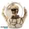 Skull snow globe in skeleton hand per piece image 2