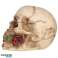 Skull with roses between the teeth per piece image 2