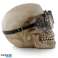 Steam Punk Skull Ornament med skyddsglasögon bild 3