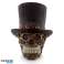 Steam Punk skull with top hat image 1