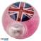 Britse vlag Flashing Glitter Flummi per stuk foto 3