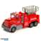 Tirare indietro l'auto giocattolo dell'ambulanza del camion dei pompieri per pezzo foto 1